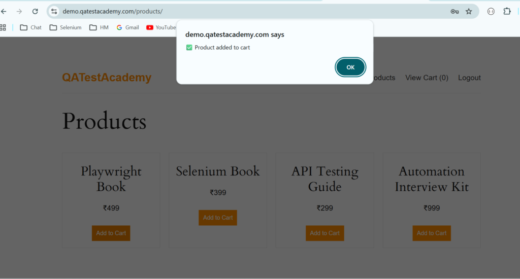 Playwright Alerts, Windows and Frames